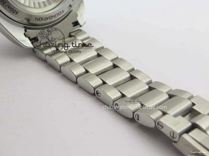 0220 Planet Ocean GMT 43.5mm V6F Goodplanet Orange Marker Blue Dial On SS Bracelet A ModernLook 8215